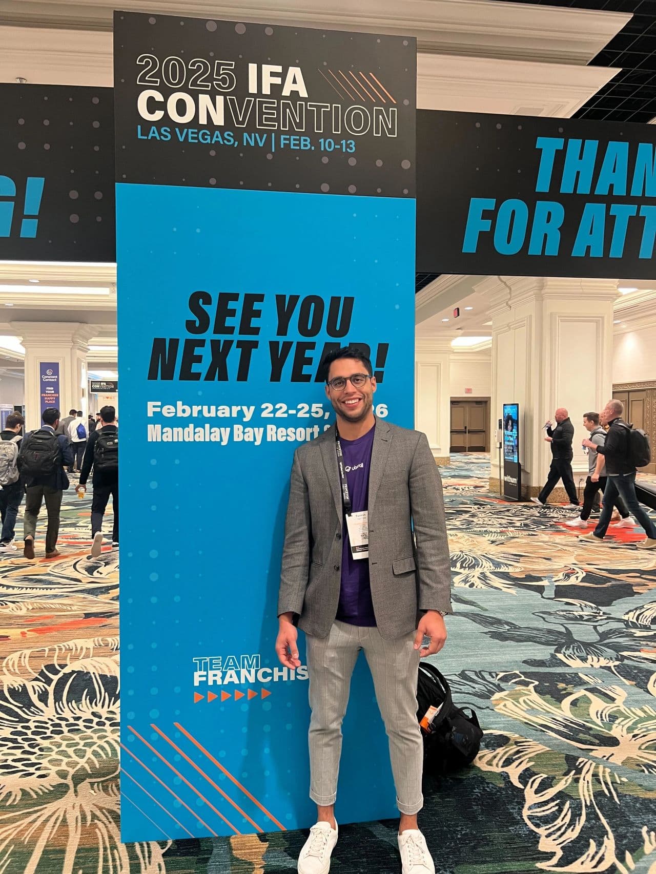 Fermin at the IFA Convention in Las Vegas